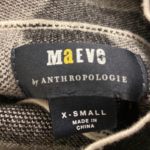 Anthropologie Maeve Carys Sweater Sz XS Je T’Aime Print - Picture 3 of 3